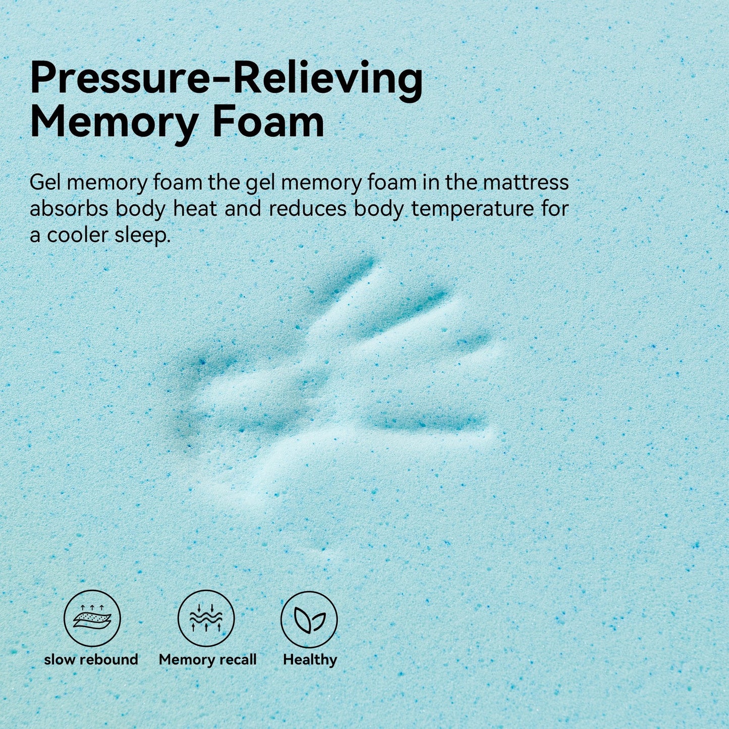 PAPROOS 12 inch Queen Mattress, Gel Memory Foam Hybrid Mattress in a Box, Individual Pocket Spring Mattress, Medium Firm, CertiPUR-US Certified, Sleep Support & Pressure Relief, White