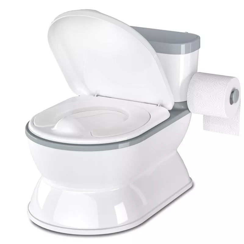 BabyBond 2-in-1 Toddler Potty Training Toilet - Large Chair & Detachable Seat for Boys & Girls 1-3 yrs - Flushing Sound, Wipes Storage
