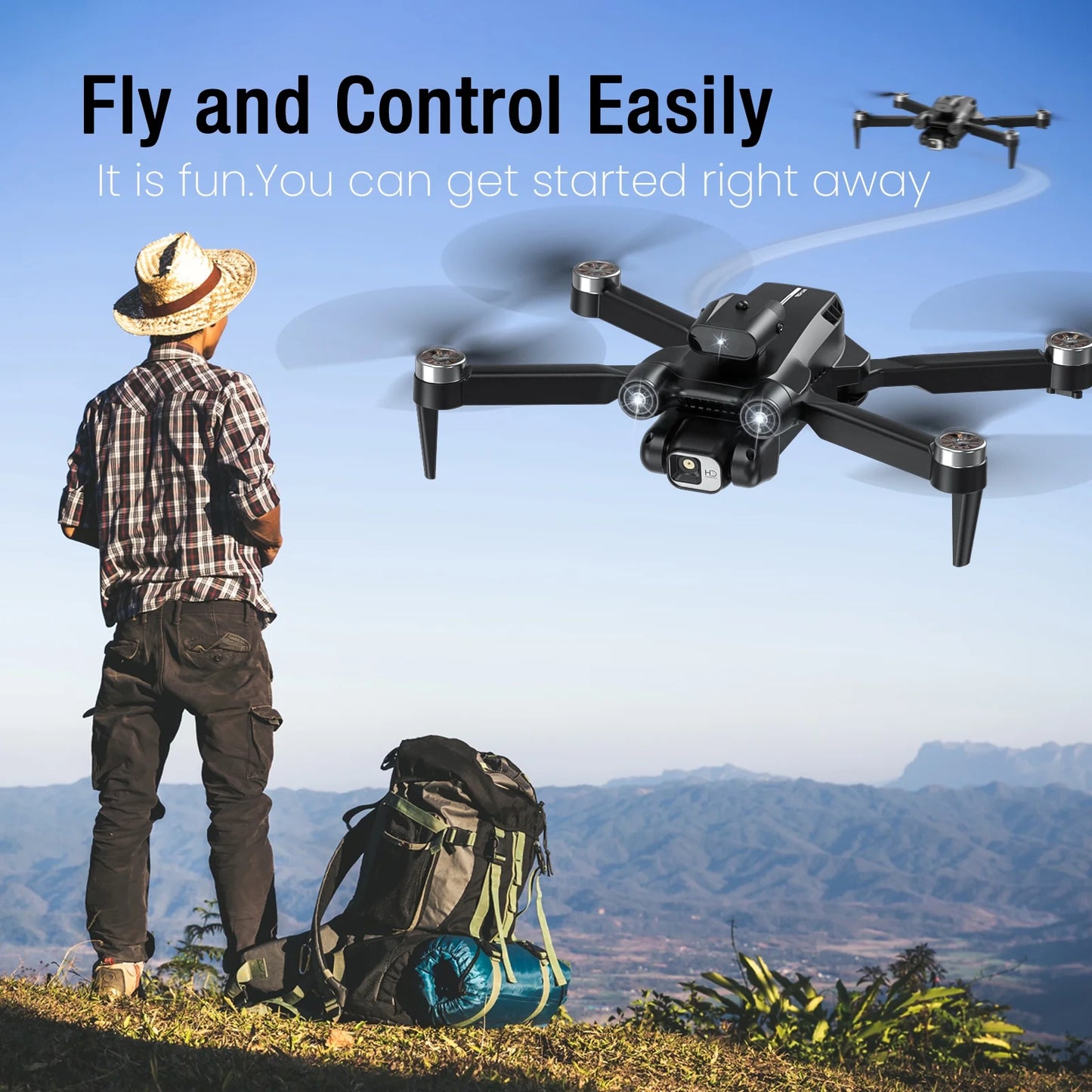 VILINICE 8 Drone with Camera LH X77PRO 1080P HD 4K Camera , RC Quadcopter, Drone for Adults and Beginners