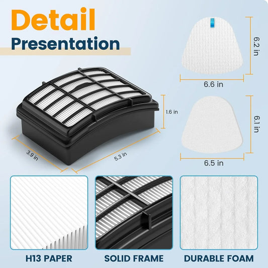 Vacuum Filter Replacement for Shark Vacuum Navigator Lift away NV350 NV351 NV352 NV355 NV356E NV360 UV440 UV540 CU500 XFF350 XHF350
