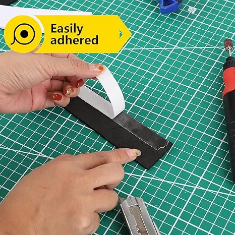 Do²ping Black EVA Foam Sheet Clearance, (1-10mm) Thick EVA Foam Cosplay, 49"x13.5" with High Density 86kg/m3 Eva Foam Roll for Art Craft Halloween Costume DIY Project (1mm Black)