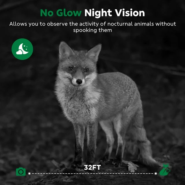 CAMPARK Trail Camera WiFi Bluetooth Game Deer Hunting Camera with Night Vision Waterproof IP66 0.1s Trigger Motion Activated Trail Cam 32MP 1080P 2.4" LCD Wildlife Camera