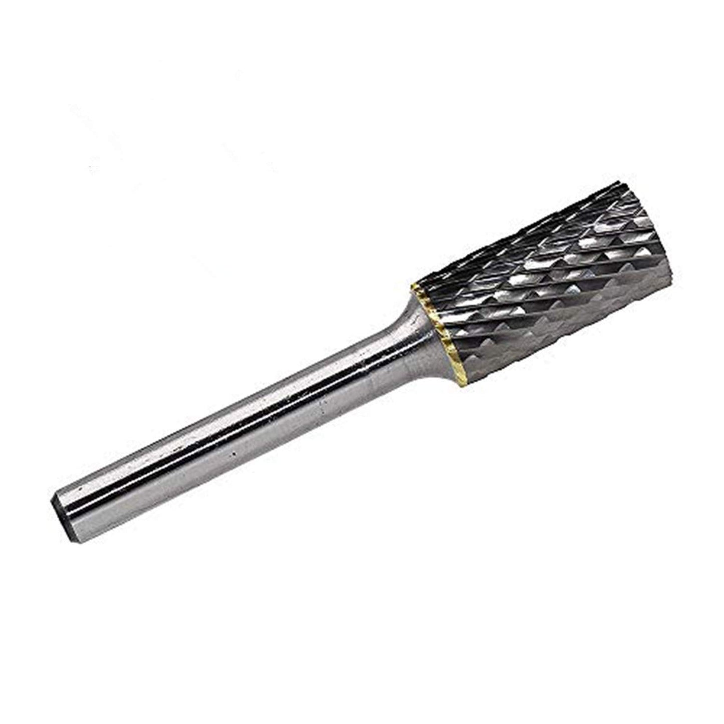 SA-5 Tungsten Carbide Burr Cylinder Shape Double Cut Rotary Burr File(1/2¡± cutter Dia X 1¡±Cutter Length) with 1/4'' Shank dia,Pack of 1