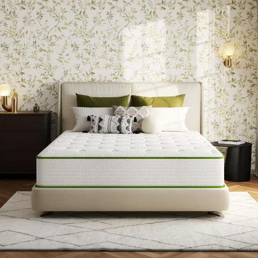 Swedrea Hybrid Mattress Medium Anti Static Cooling Gel Memory Foam Antisensitivity in White