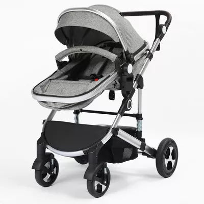 TODECARE 3-in-1 Reversible Baby Stroller with Newborn Pram Conversion, Adjustable Canopy and Handle