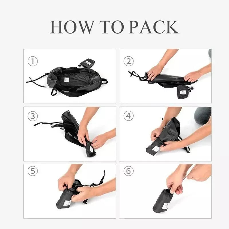 Naturehike 18L Lightweight Waterproof Packable Backpack – 30D Nylon, YKK Zippers, Foldable Hiking Daypack for Travel & Camping