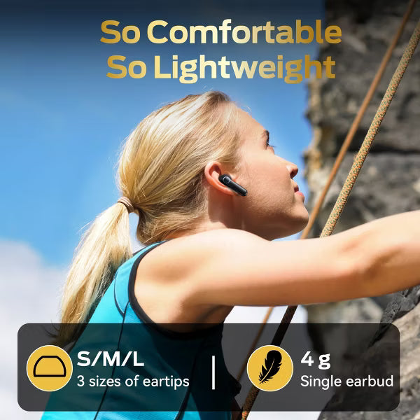 VEATOOL Wireless Earbuds Bluetooth 5.4 Headphones Deep Bass Hi-Fi Stereo Ear Buds in-Ear Earphones with Mic Clear Call, 60H Playtime Dual LED Display