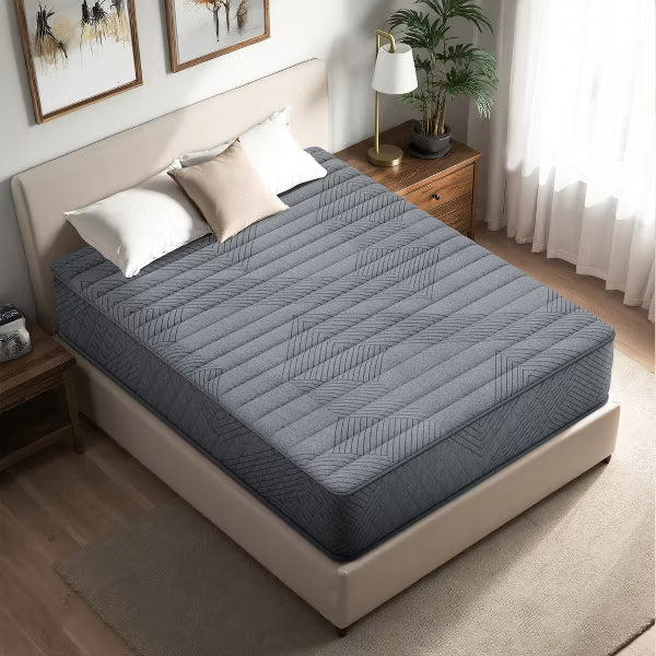 Swedrea Hybrid Mattress Anti Static Firm Cooling Breathable Gel Memory Foam, CertiPUR-US, OEKO-TEX Certified Foam, Gray