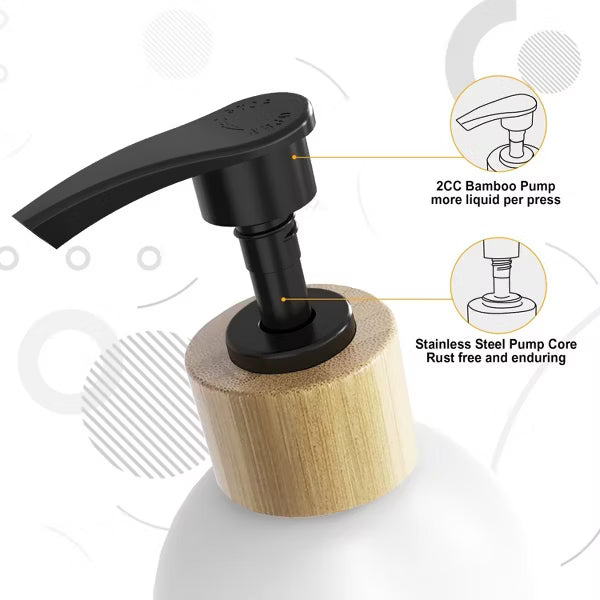Kitchen Soap Dispenser Set, 2 Pack 17 Oz Hand and Dish Bathroom Soap and Lotion Dispensers