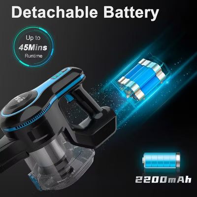 INSE N5T Cordless Vacuum 145w 12kpa Suction Power 6 in 1 Stick Vacuum