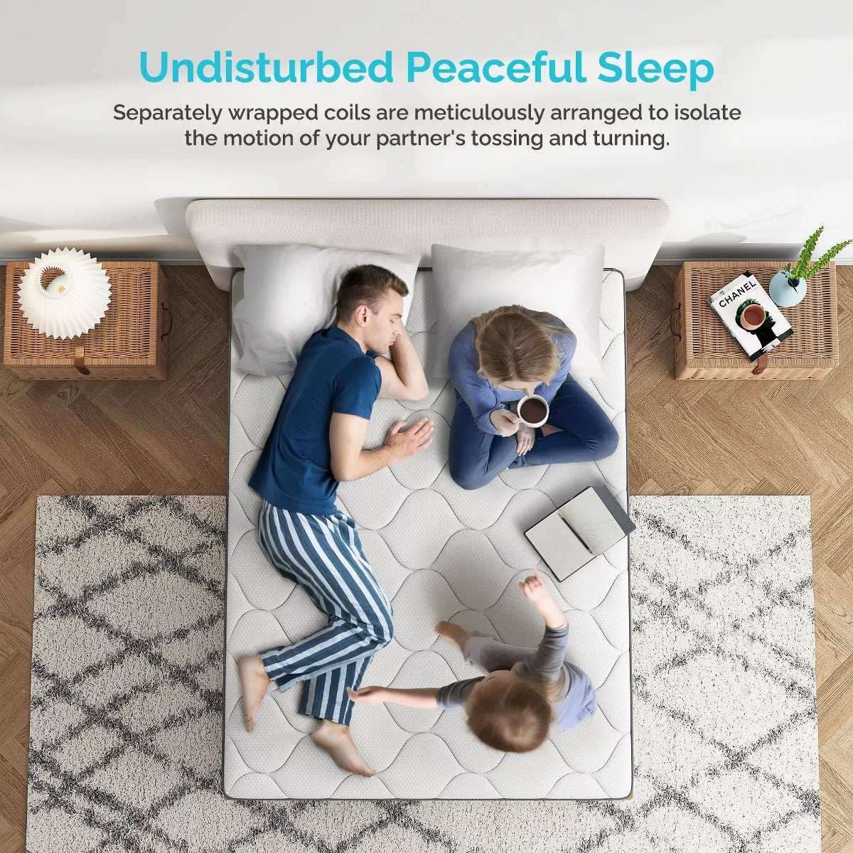 Serweet 14 inch 5-Zone Mattress