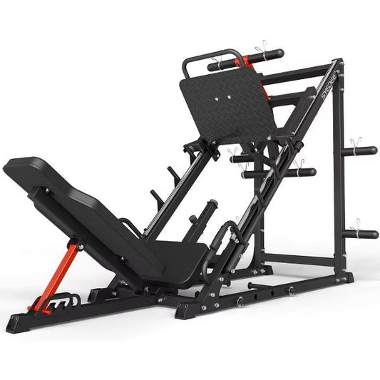 ER KANG Leg Press Machine, 45 Degree Leg Machine for Home Gym, Professional Leg Workout Machine Lower Body for Fitness and Strength Training