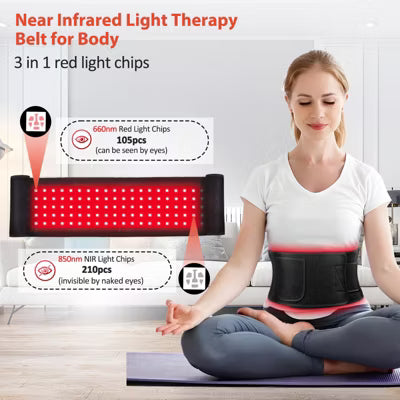 Morfone Infrared Light Therapy Belt for Relieving Lower Back Discomfort