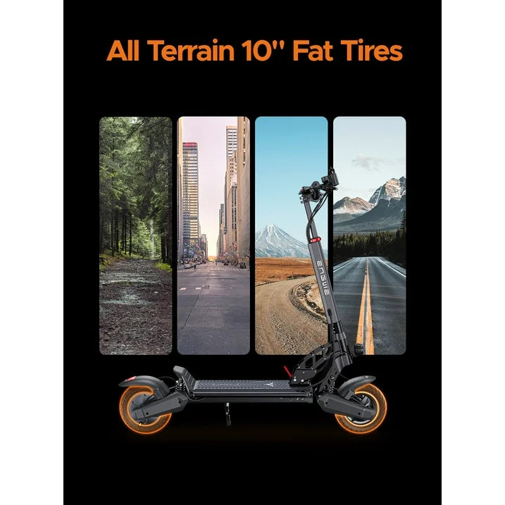 ENGWE Y400 Electric Scooter with 750W Motor up to 23 MPH and 25 Miles Range,10" Pneumatic Tire Folding Escooter for Adults,Black