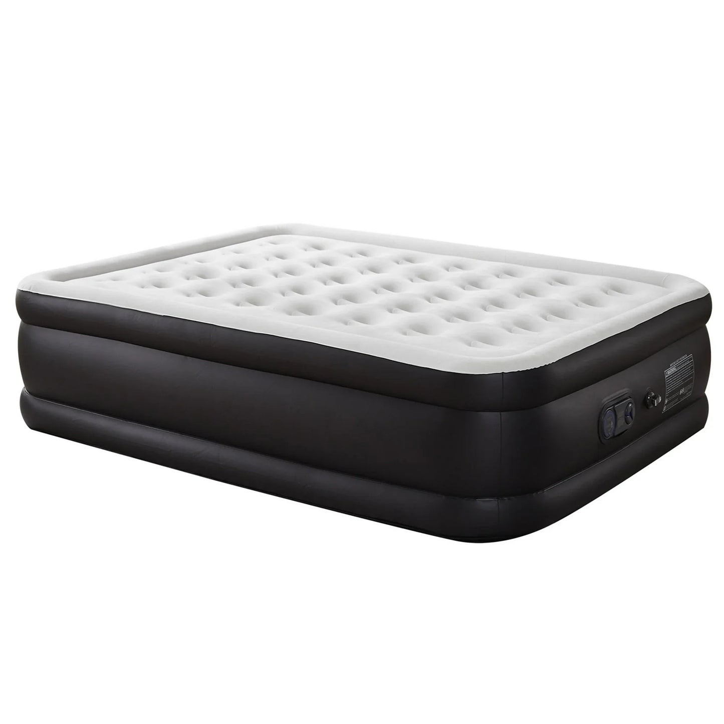 ZUNMOS Queen Air Mattress, 18" H Portable Low Noise Colchone Inflable with Built in Pump, Maximum Weight Capacity 660 LBS Air Bed for Camping, Indoor and Family