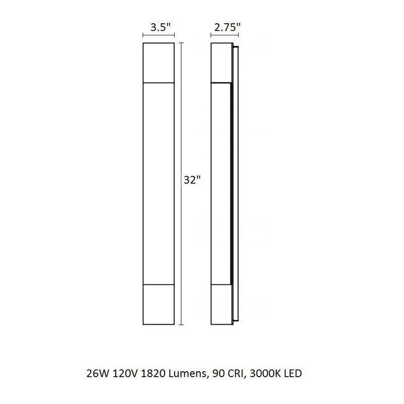 Inside-Out® Box Column Wall Light