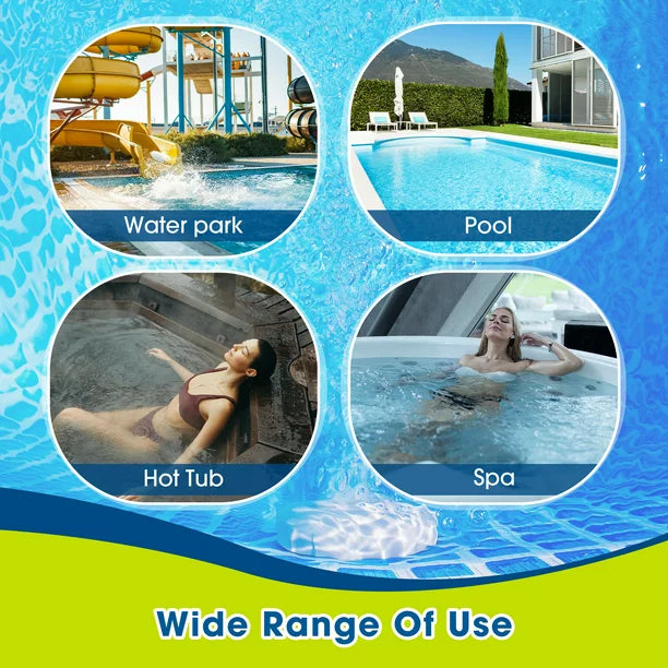 180pcs Pool Chlorine Tablets, Melliful Chlorine Tablets for Pool, Spas and Hot Tubs Cleaning