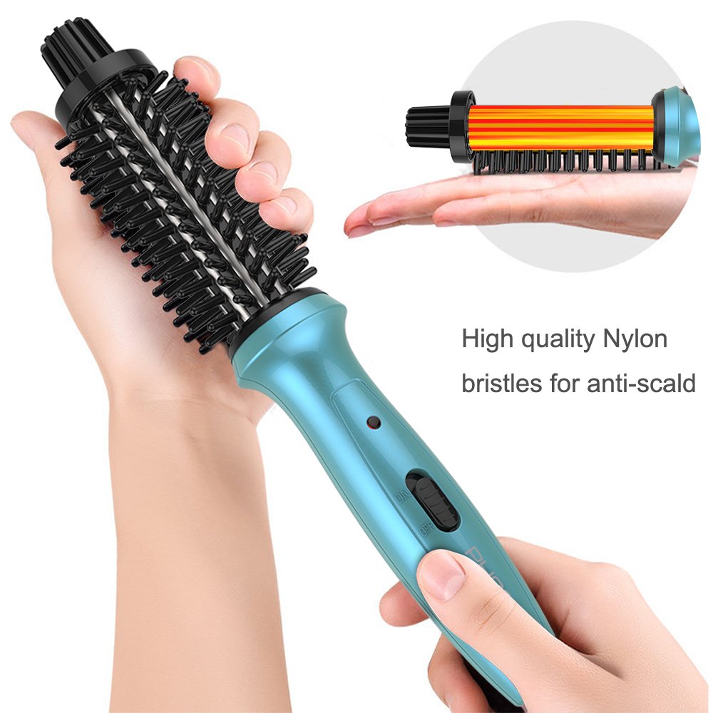 Sea-Maid Curling Iron 3/4 inch Hair Curler Adjustable Temperature Instant Heating for Curls or Wave,Blue