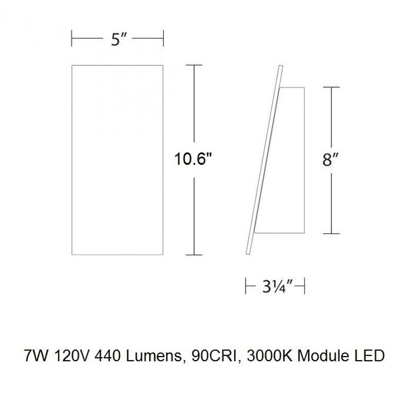 Slant LED Outdoor Wall Light