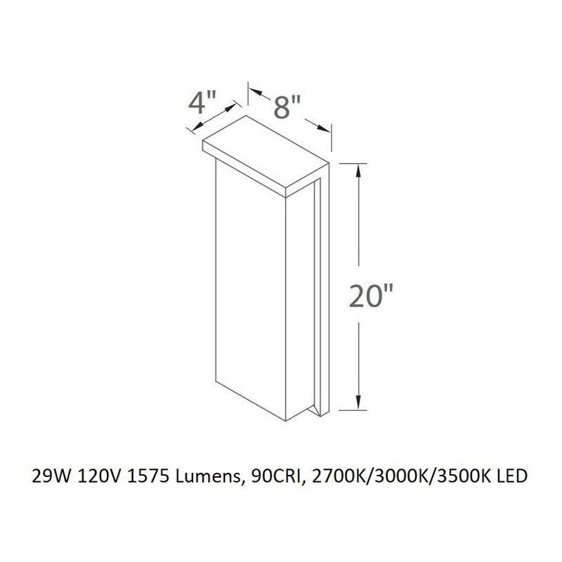 Ledge Indoor / Outdoor Wall Light