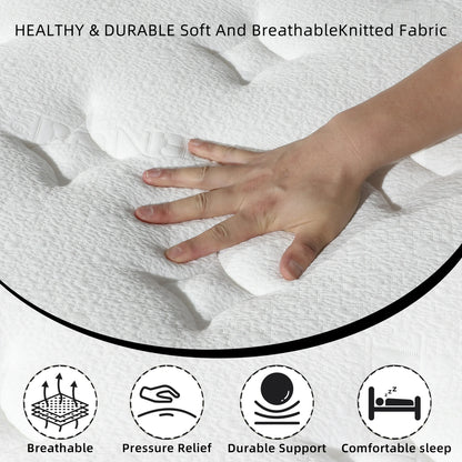 CICIMLU 12 inch Queen Mattress Medium Comfort Queen Size for Adult Hybrid Mattress in a Box