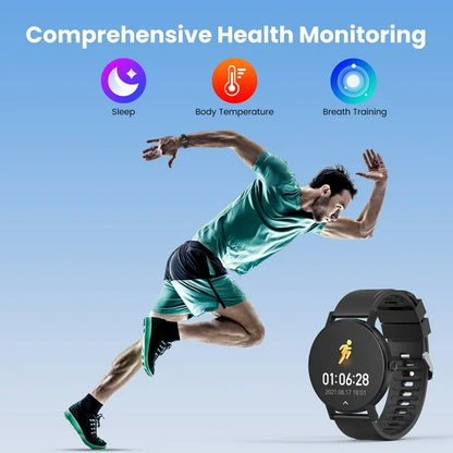 VILINICE Smart Watch, 1.43 Touch Screen Smartwatch for Women Men, IP68 Waterproof Fitness Tracker Bluetooth 5.3, Compatible with Android  iOS, Black