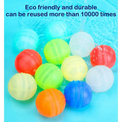 6 PCS Water Balloons, with Mesh Bag, Water Balloons for Kids, Self-Sealing Water Bomb for Kids Adults Outdoor Activities Water Games Toy Summer Fun Party Supplies