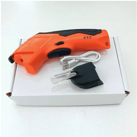 VAVSEA Cordless Electric Scissors with Two Blades for Crafts, Sewing, Cardboard, Carpet, & Scrapbooking - Fabric, Leather, Carpet and Cardboard Cutter