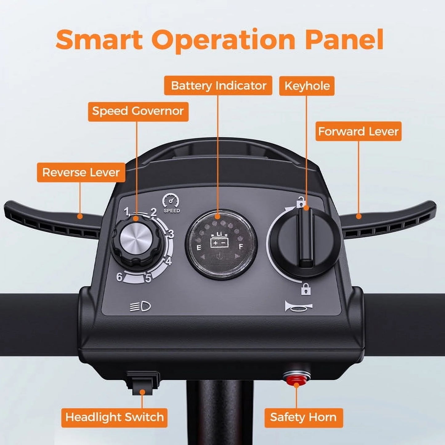 ENGWE 43Lbs Lightweight Mobility Scooter for Seniors,Foldable Electric Wheelchair Available by plane，No installation required，Blue(Dual Battery)
