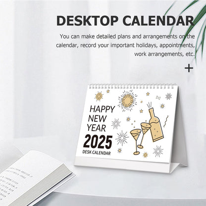 2025 Desk Calendar - Desk Calendar from January 2025 - July2026, 10" x 8.3" Calendar Desk, Standing Flip 2025 Desktop Calendar