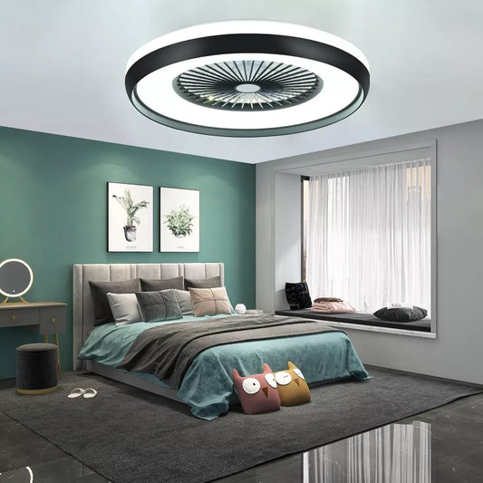 HUMHOLD 24 Inch Smart Ceiling Fan with Lights and Remote/APP Control