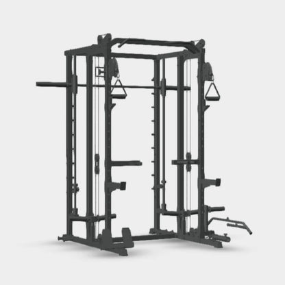 WARIOUT Pro Smith Machine – All-in-One Gym System with 2000LB Weight Capacity, Dual Safety Stops, & 7° Barbell Path – Commercial-Grade Home Gym Equipment for Squats, Bench Press & More