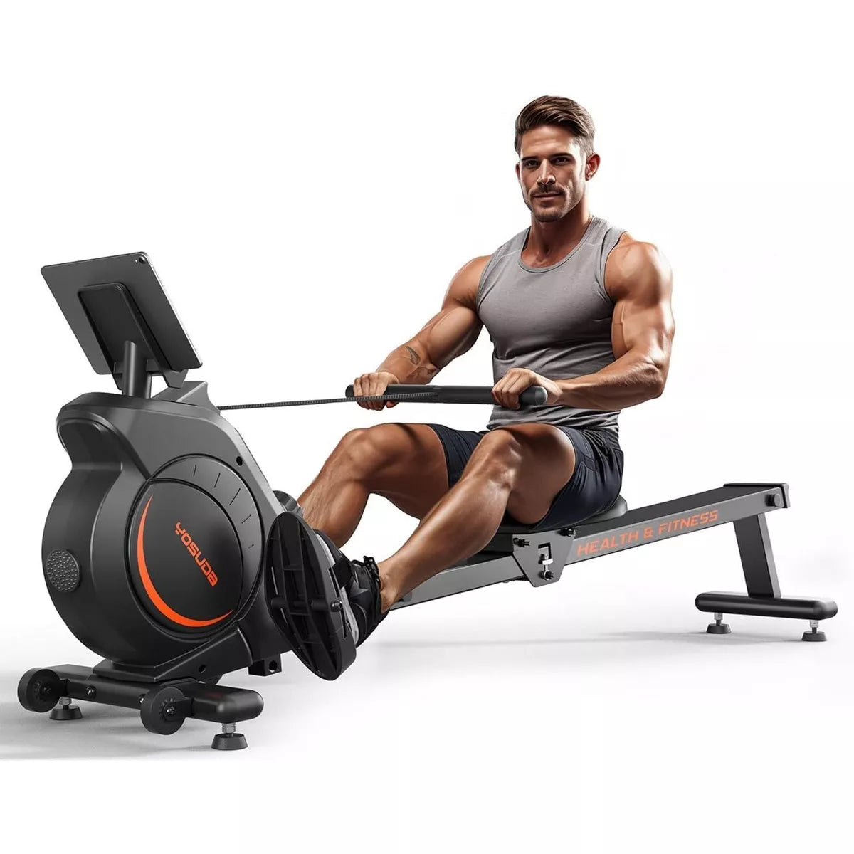 YOSUDA Magnetic/Water Rowing Machine 350 LB Weight Capacity - Rower Machine for Home Use with Bluetooth, App Supported