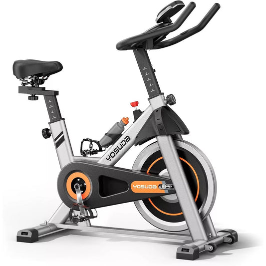 YOSUDA Indoor Cycling Bike Brake Pad/Magnetic Stationary Bike - Cycle Bike with Tablet Mount & Comfortable Seat Cushion