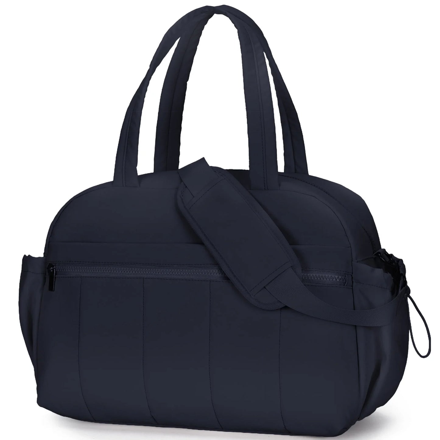 Fenamor Travel Bag for Women Men-Travel Essentials Sport Gym Bag for Business Trips Black