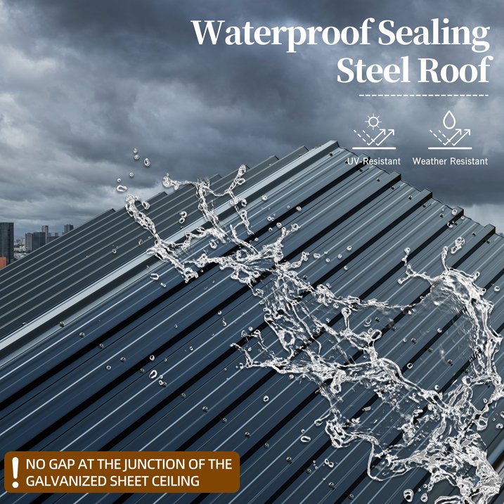 Carpet 12' x 15' Metal Carport, Heavy Duty Carport with Steel Panels for Car,and Frame Metal Carport Upgraded Extra Large Garage