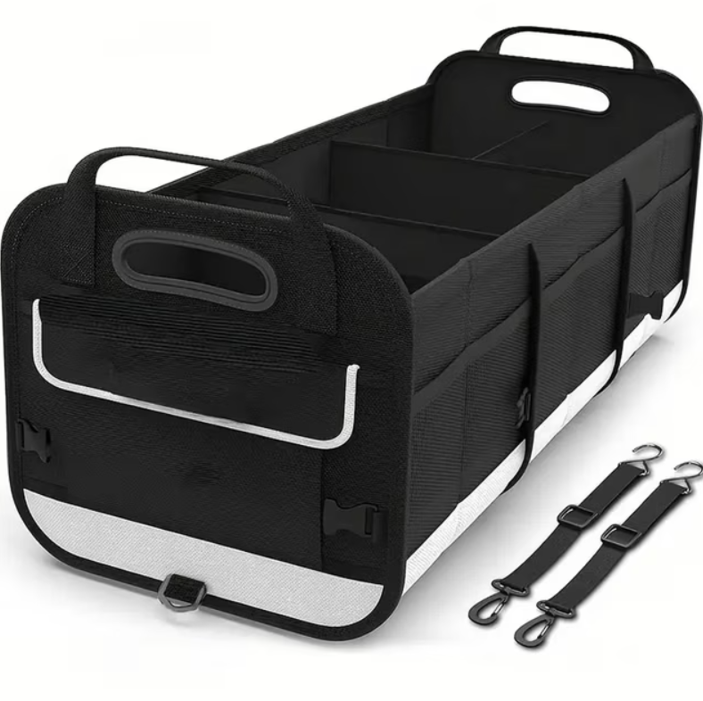 NEXPOW Car Trunk Organizer, Foldable Storage Bag with 5 Compartments for Car, SUV, Truck