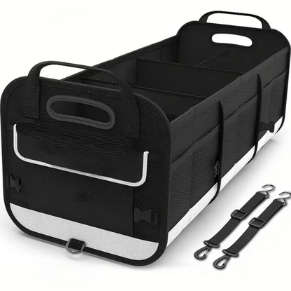 NEXPOW Car Trunk Organizer, Foldable Storage Bag with 5 Compartments for Car, SUV, Truck
