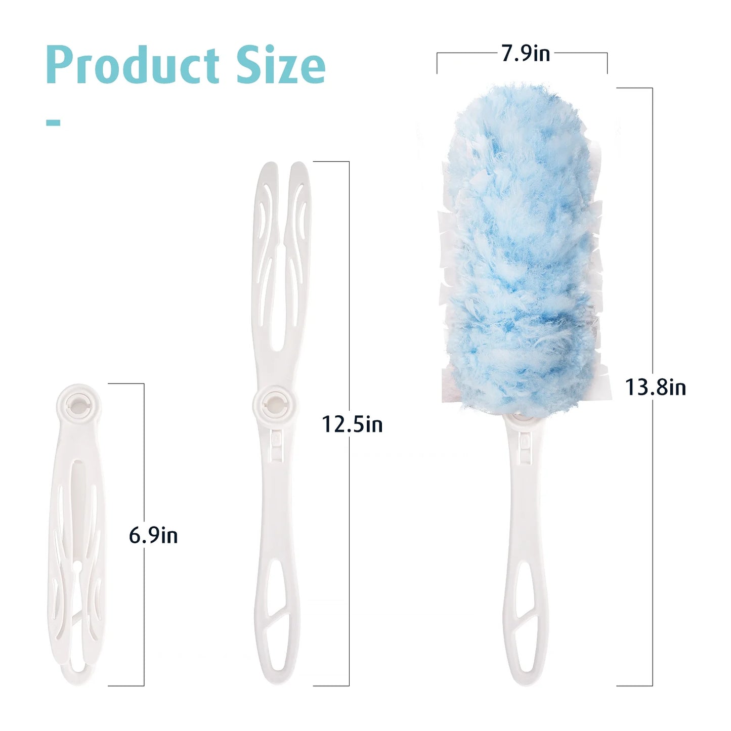 Duster Refills 360 for Swiffer 30 pcs  1 Foldable Handle Featuring 5x Powerful Dust Removal Disposable Feather Duster Multi Surface Refills Super Efficient Duster Kit Compatible with Swiffer Duster