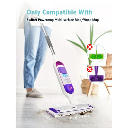 Surface Mopping Pad Refills for Swiffer PowerMop Disposable Microfiber Pads for Tile, Vinyl, Laminate & Hardwood Floors, 24 Count