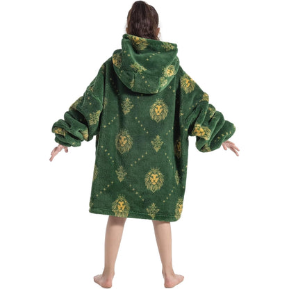 Wehilion 6-12YR Oversized Sweatshirt Hooded Blanket Sherpa Hoodie for Girls Boy Wearable Blanket Hoodie for Kids