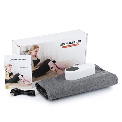 Leg Massager for Circulation and Pain Relief,Calf Air Compression Massager with Heat,Leg Massager with 3 Intensities,3 Modes,Easy to use, Muscle Relaxation, Gifts (Single)