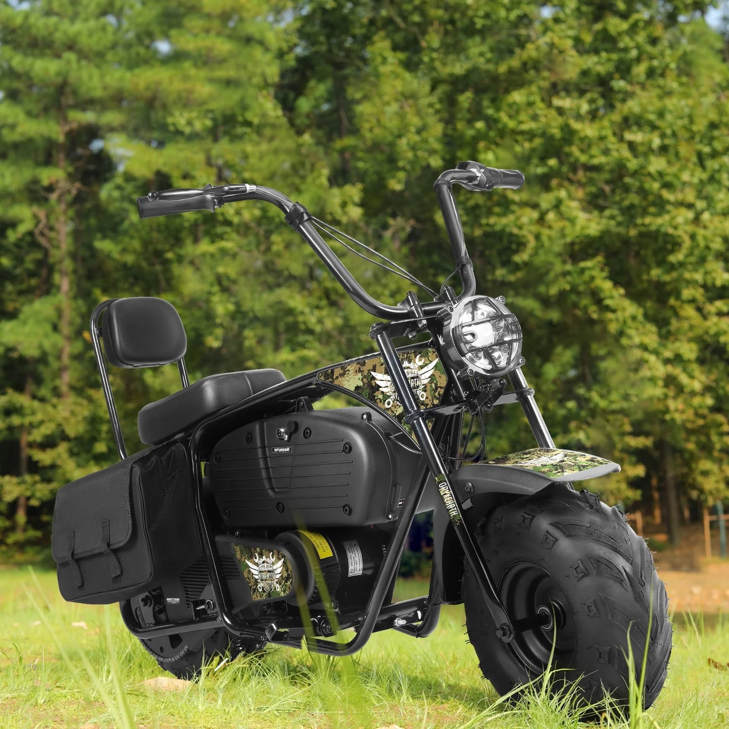 Oryxearth Powered Motorcycle Mini Bike for Kids, 36V Battery,1000W Motor Electric Dirt Bike, Camo
