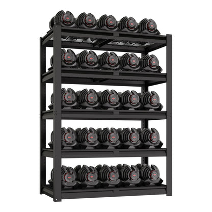 Prilinex 2750LBS Metal Storage Shelves Garage Shelving Unit 5 Tier Heavy Duty Storage Rack for Warehouse Pantry Closet, 36"W x 16"D x 72"H