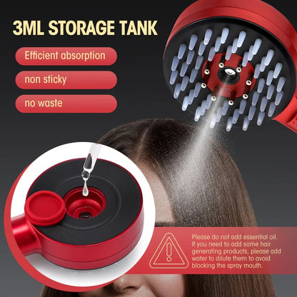 Laser Hair Growth Comb, Micro Current Scalp Massager for Hair Growth, Electric Massage Steam Hair Comb