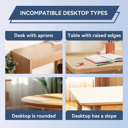 VUSIGN Keyboard Tray Under Desk, Height Adjustable, 26.4” x 11.8” Pull Out with C Clamp for L Shape Table, Black