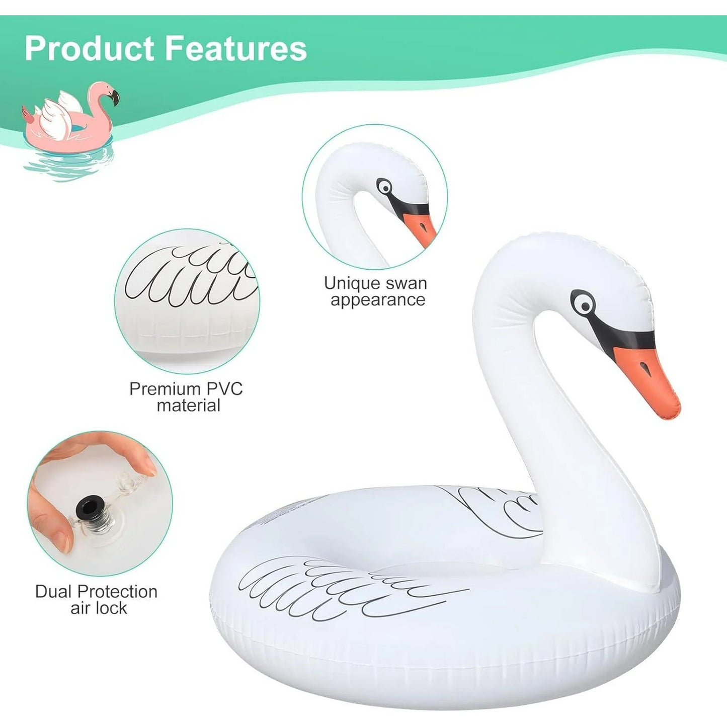 Kid Odyssey Solar Powered White Pool Float