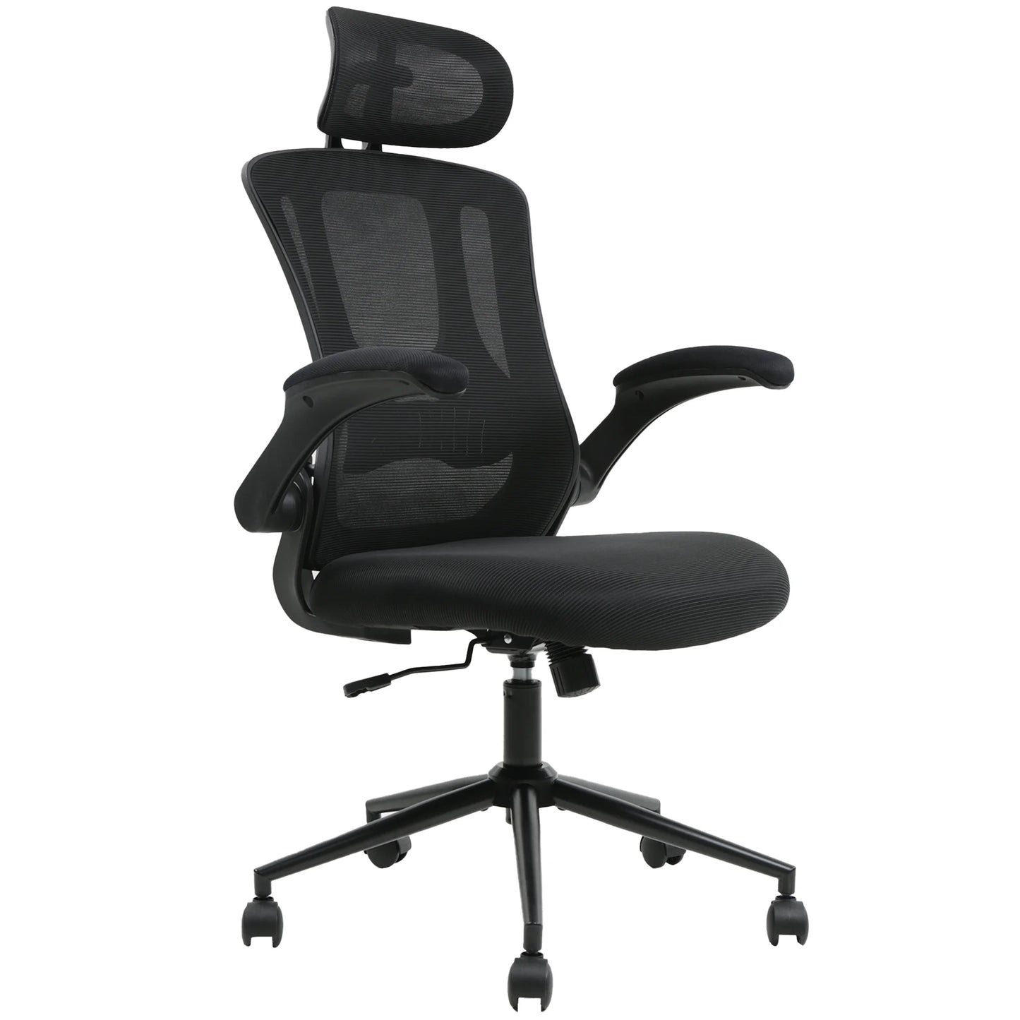 TrumanPick Ergonomic Office Chair, High Back Adjustable Computer Desk Chair with Lumbar Support, 300lb, Black