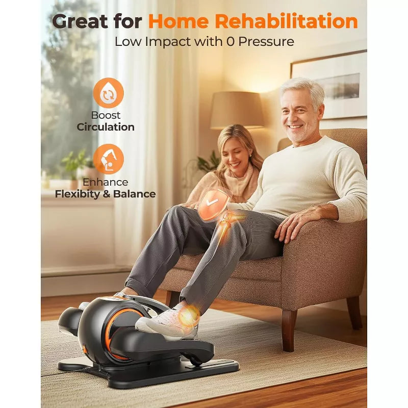 YOSUDA Under Desk Elliptical,Ellipse Leg Exerciser for Seniors Fully Assembled,Quiet & Portable Electric Seated Pedal Exerciser