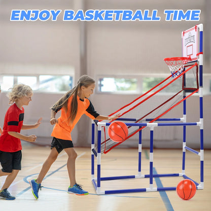 JoyStone Kids Basketball Hoop Arcade Game, Basketball Hoop Indoor Outdoor W/2 Balls, Basketball Game Toys Gifts for Boys and Girls (2 Balls)